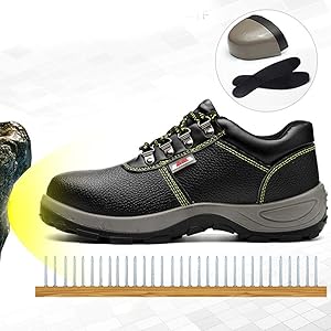 現場作業靴はまだ新品の状態です。サイズは26です。 Amazon.co.jp: SUADEX 黒安全靴スニ一カ一 あんぜん靴 軽量 作業